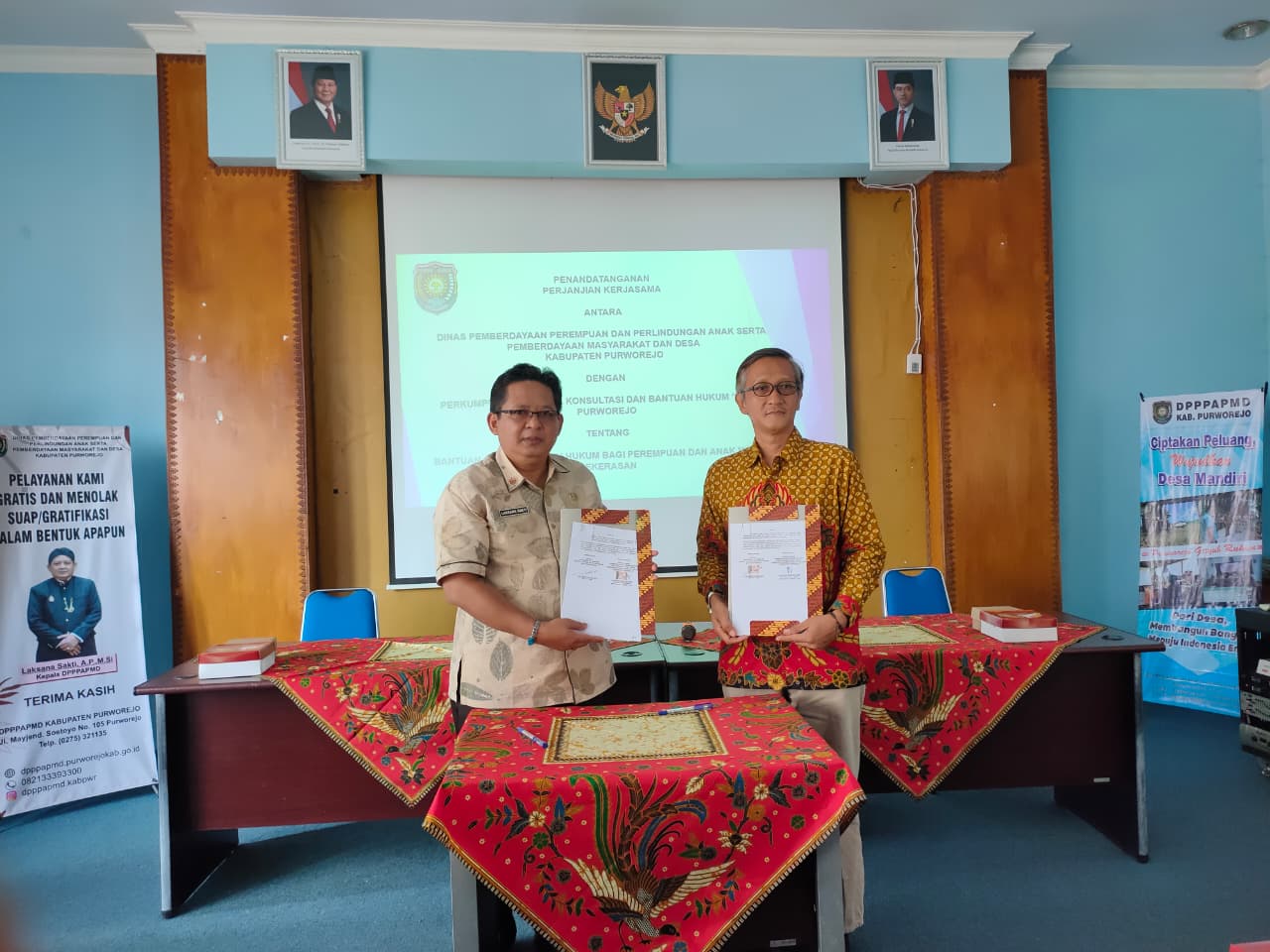 Dinas P3A PMD Purworejo Jalin MoU dengan LBH SAKTI untuk Bantuan Pendampingan Hukum Bagi Perempuan dan Anak Korban Kekerasan